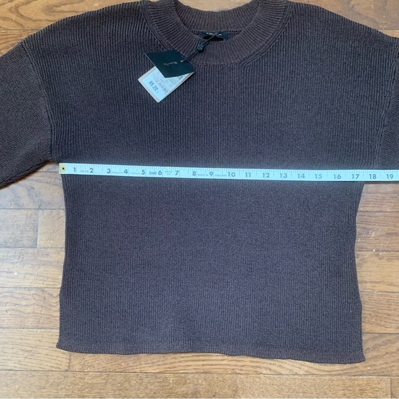 Massimo Dutti Womens 3/4 Sleeves Knit Sweater | S | Brown 5623/529 NEW!! - Picture 11 of 12